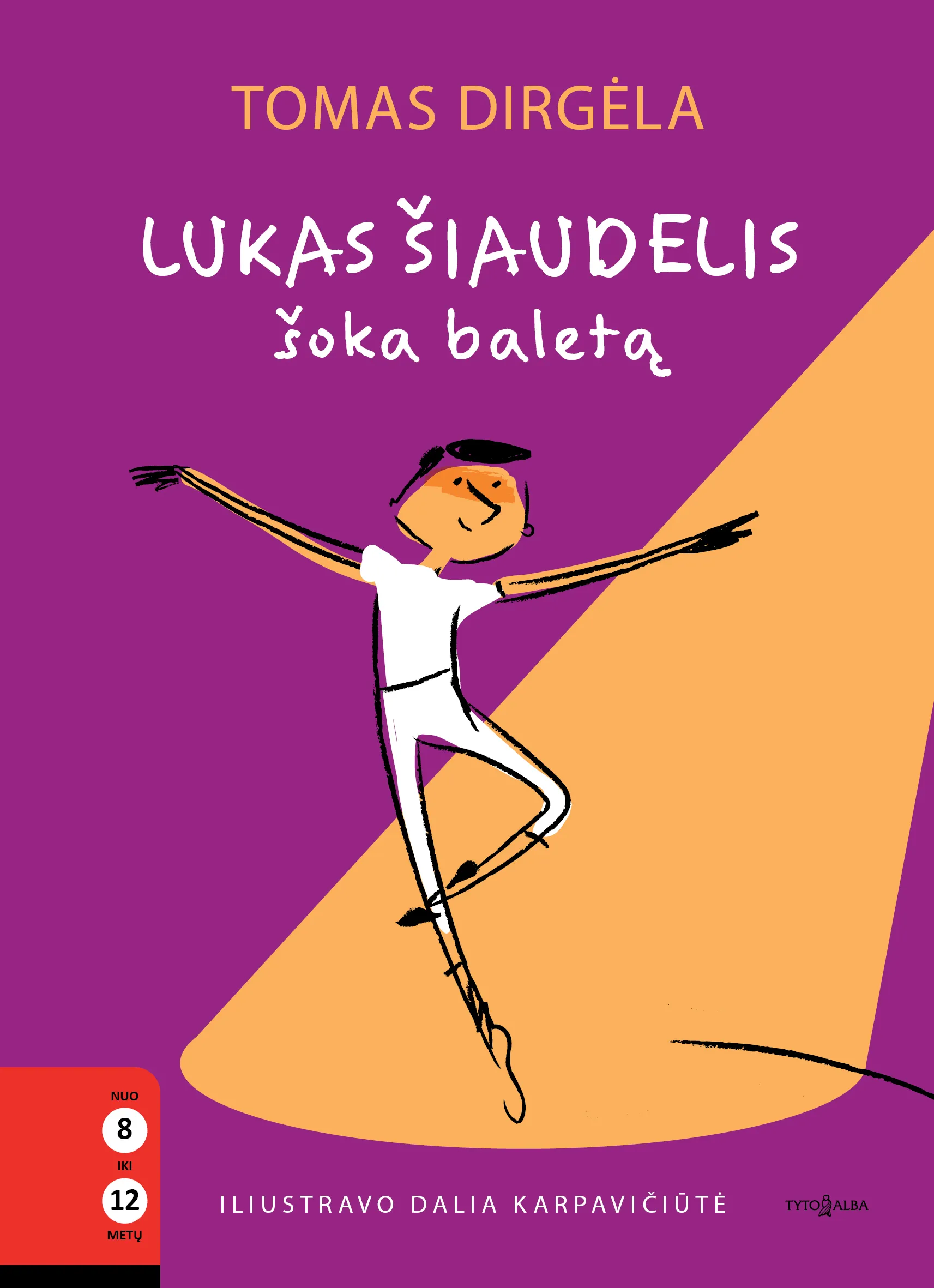 Lukas Šiaudelis šoka baletą