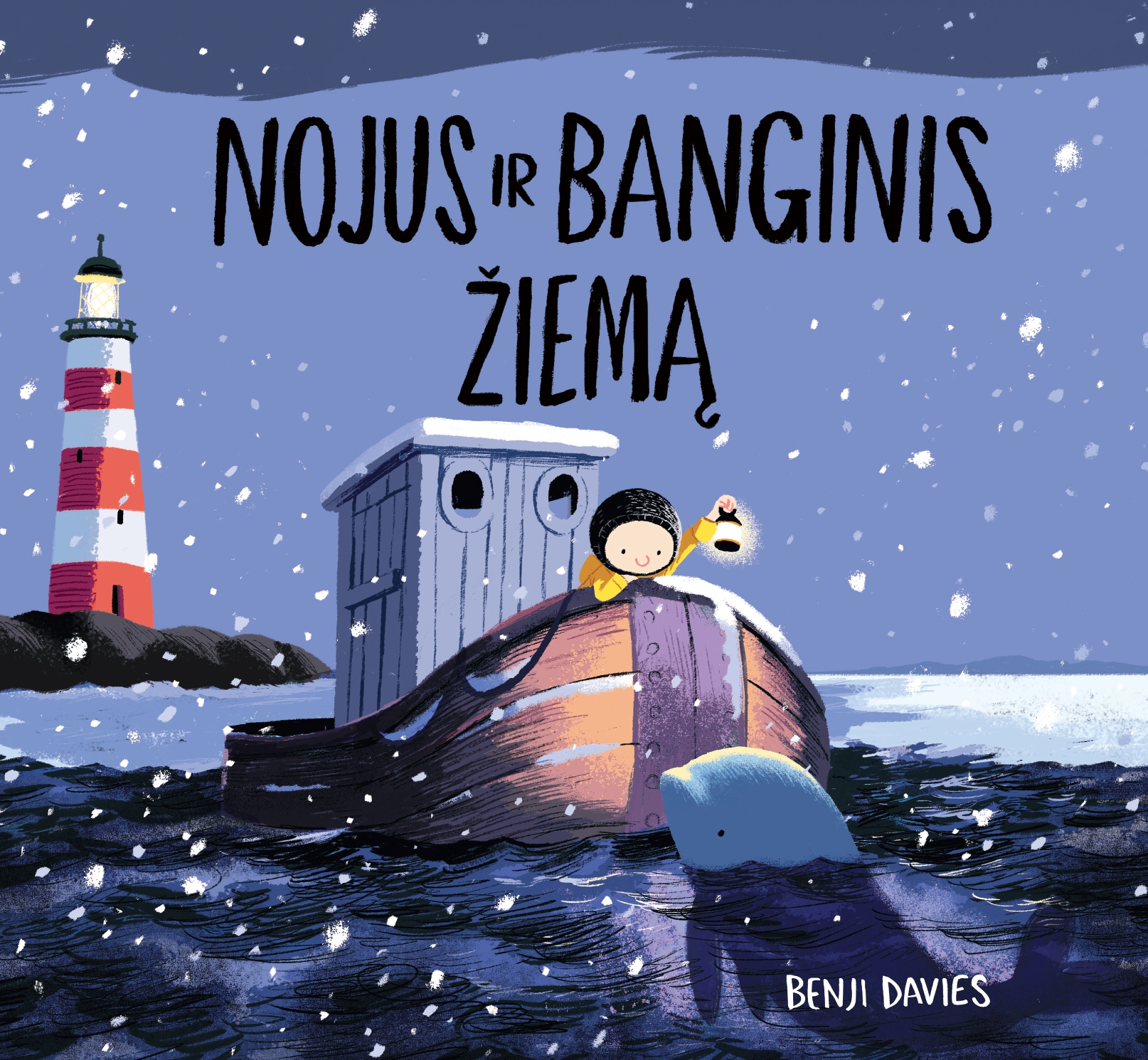 Nojus ir banginis žiemą