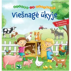 Viešnagė ūkyje. Atverk ir sužinosi. Su atvartėliais ir dėlionėmis