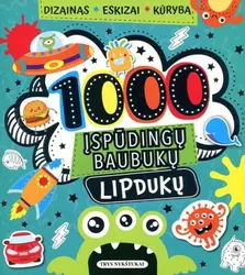 1000 įspūdingų baubukų lipdukų