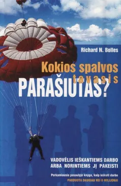 Kokios spalvos tavasis parašiutas?