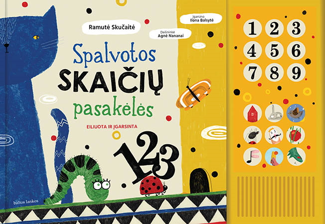 Spalvotos skaičių pasakėlės (Eiliuota ir įgarsinta)