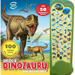 Didžioji dinozaurų enciklopedija. Per 50 neįprastų garsų