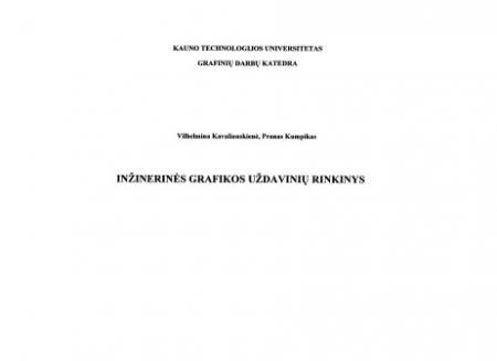 Inžinerinės grafikos uždavinių rinkinys