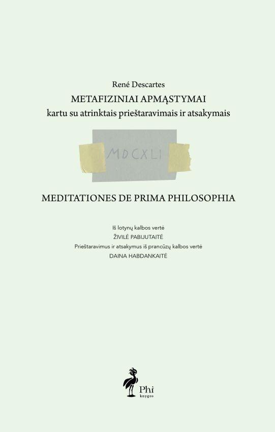 Metafiziniai apmąstymai. Kartu su prieštaravimais ir atsakymais