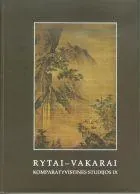 Rytai - Vakarai: komparatyvistinės studijos IX