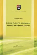 Fonologijos terminai. Žodynėlis ir mokomosios užduotys