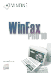 WinFax PRO 10. Atmintinė