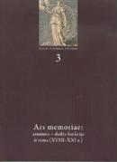 Dailės istorijos studijos 3. Ars memoriae: atmintis - dailės funkcija ir tema (XVIII-XXI a.)