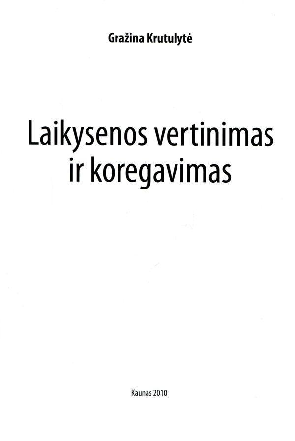 Laikysenos vertinimas ir koregavimas