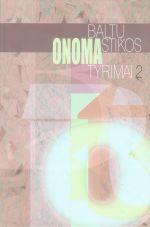 Baltų onomastikos tyrimai 2