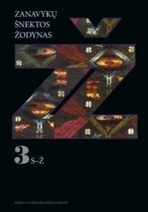 Zanavykų šnektos žodynas, III tomas, S-Ž