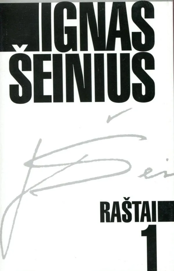 Ignas Šeinius. Raštai T. 1. Kuprelis