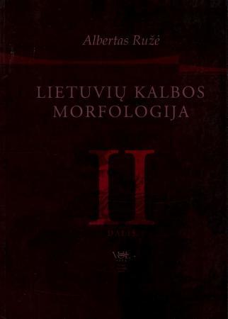 Lietuvių kalbos morfologija, II dalis