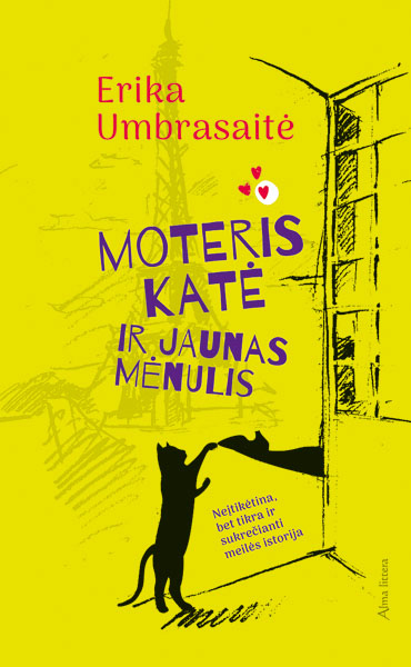 Moteris katė ir jaunas mėnulis