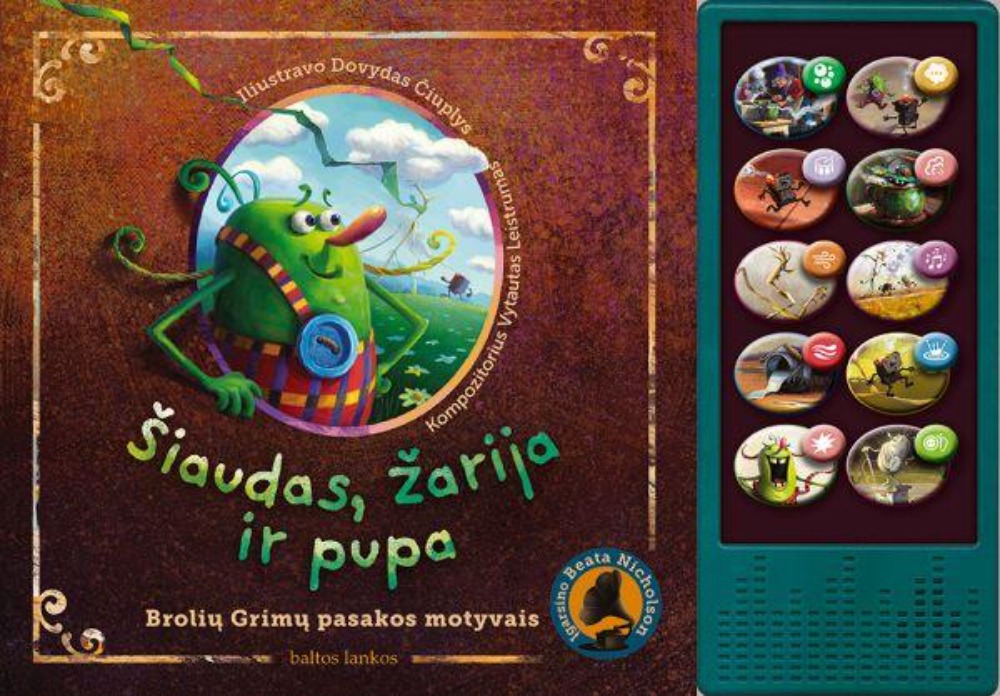 Šiaudas, žarija ir pupa. Garsinė pasaka