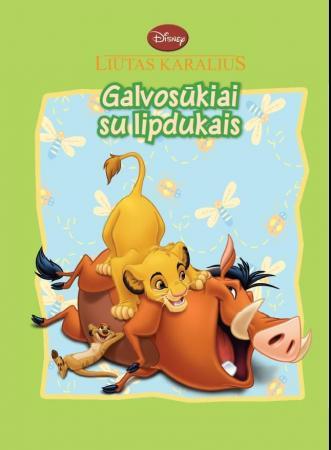 Liūtas karalius. Galvosūkiai su lipdukais