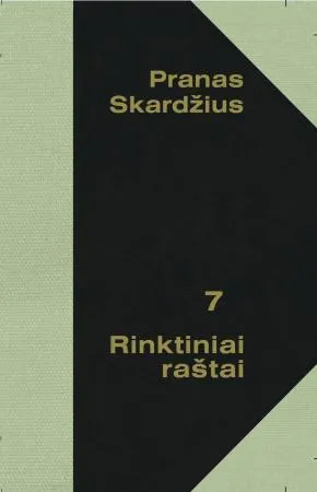 Pranas Skardžius. Rintiniai raštai, 7 tomas