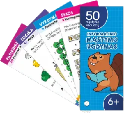 50 Kortelių rinkinys 6+ (2 dalis) Informatinio mąstymo ugdymas