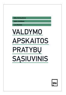 Valdymo apskaitos pratybų sąsiuvinis