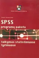 SPSS programų paketo taikymas statistiniuose tyrimuos