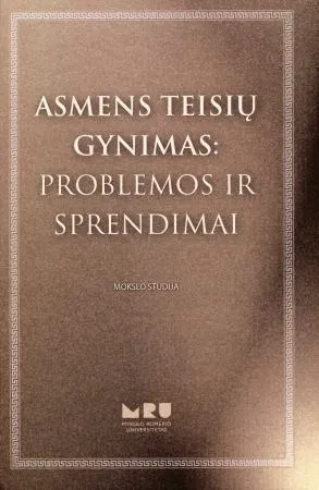 Asmens teisių gynimas: problemos ir sprendimai (galimas viršelio brokas)