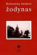 Kaltanėnų šnektos žodynas