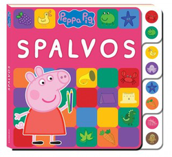 Peppa Pig. Spalvos