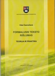 Formalusis teksto rišlumas. Teorija ir praktika