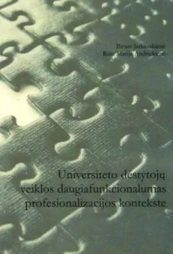 Universiteto dėstytojų veiklos daugiafunkcionalumas profesionalizacijos kontekste
