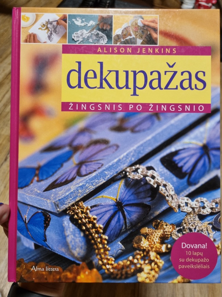 Dekupažas žingsnis po žingsnio