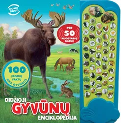 Didžioji gyvūnų enciklopedija. Per 50 nuostabių garsų
