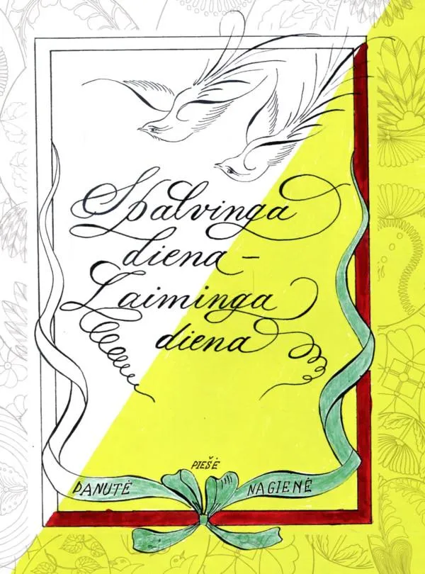 Spalvinga diena - laiminga diena