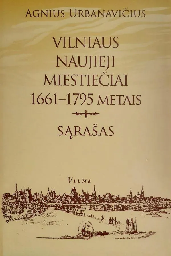 Vilniaus naujieji miestiečiai 1661-1795 metais. Sąrašas