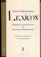 Lexicon Germanico=Lithvanicvm et Lithvanico=Germanicvm I t.