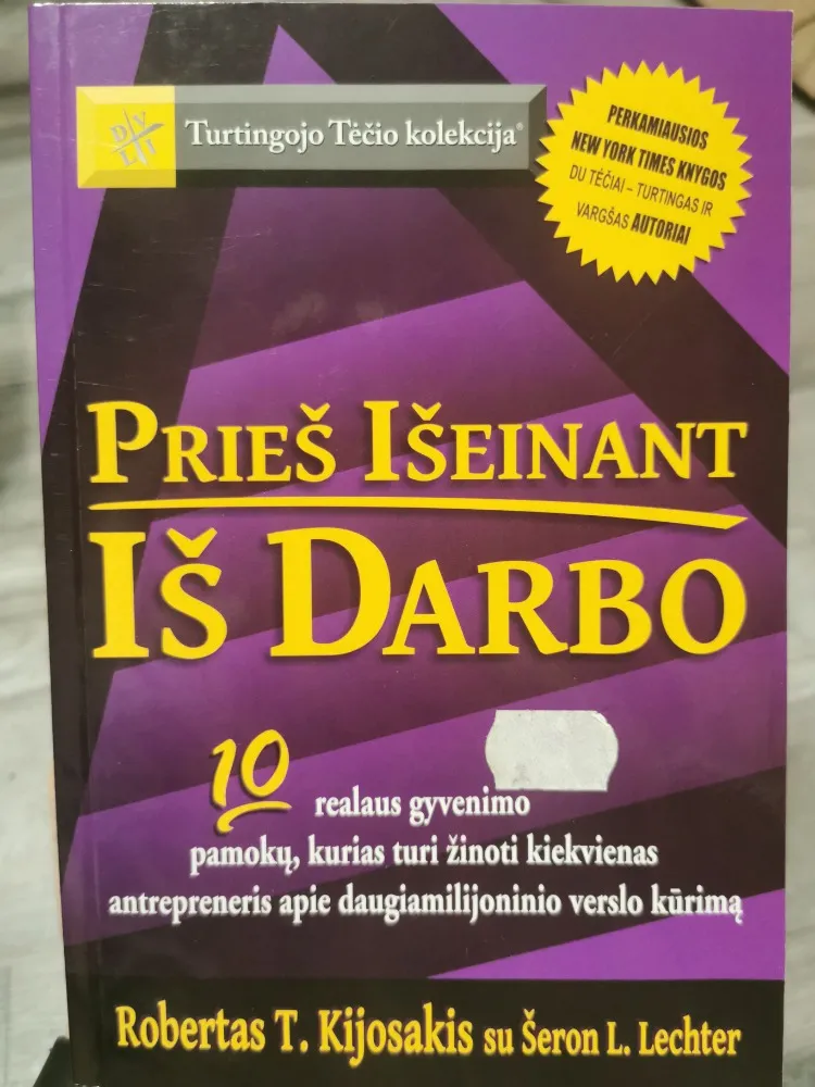 Prieš išeinant iš darbo