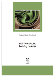 Lotynų kalba. Žodžių daryba