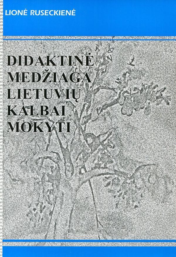 Didaktinė medžiaga lietuvių kalbai mokyti