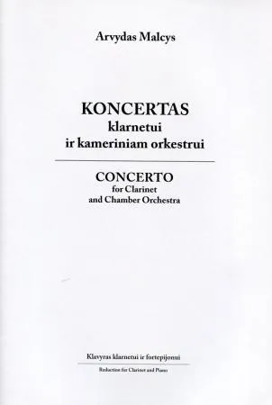 Koncertas klarnetui ir kameriniam orkestrui (natos)