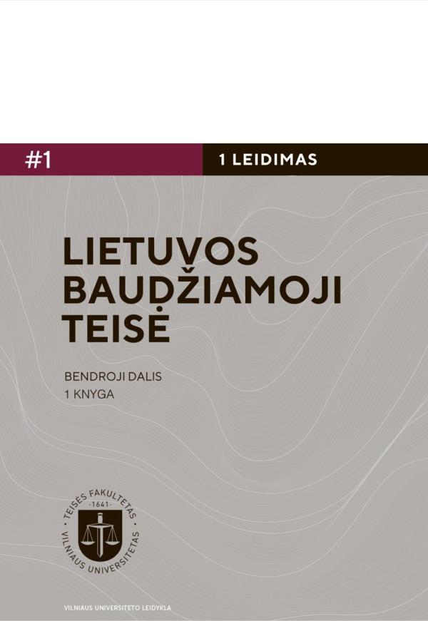 Lietuvos baudžiamoji teisė. Bendroji dalis, 1 knyga