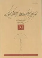 Lietuvos muzikologija, XI