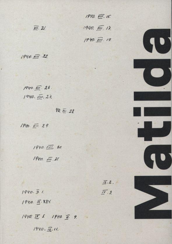 Matilda Olkinaitė. The unlocked diary