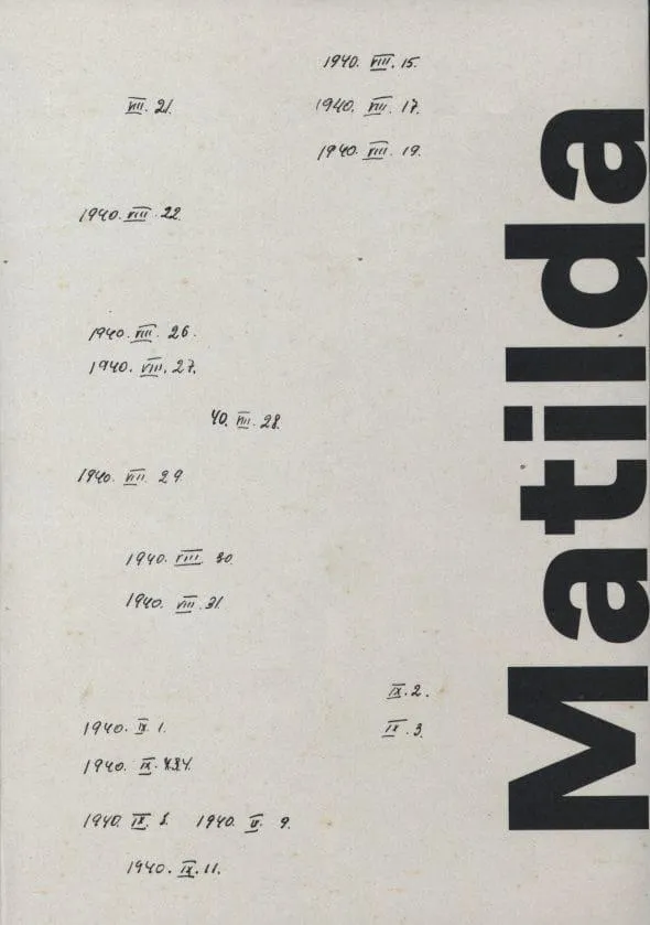 Matilda Olkinaitė. The unlocked diary
