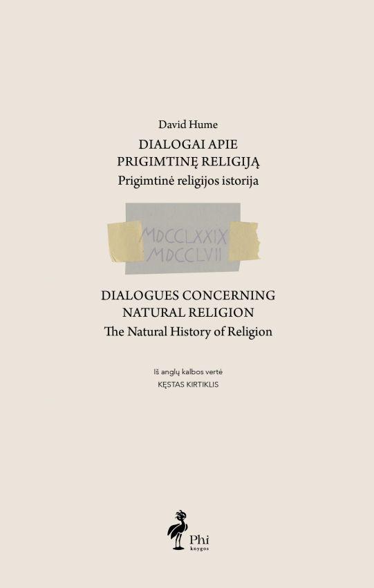 Dialogai apie prigimtinę religiją ir prigimtinė religijos istorija