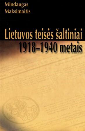 Lietuvos teisės šaltiniai 1918-1940 metais