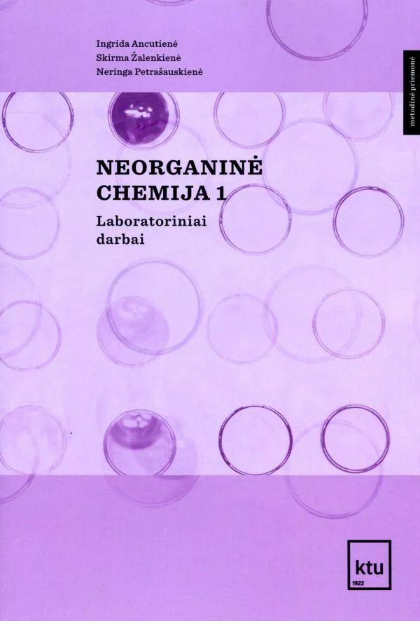 Neorganinė chemija 1. Laboratoriniai darbai