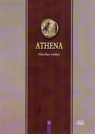 Athena. Filosofijos studijos, Nr. 10
