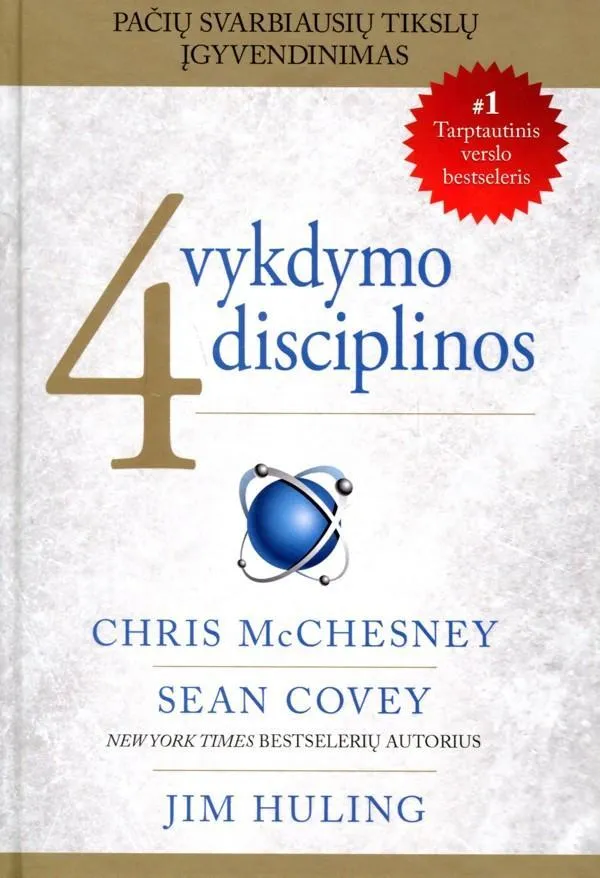 4 vykdymo disciplinos. Pačių svarbiausių tikslų įgyvendinimas