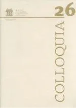 Colloquia Nr. 26