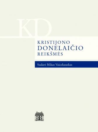 Kristijono Donelaičio reikšmės